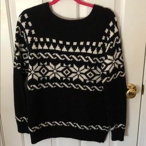 Black and White Sweater